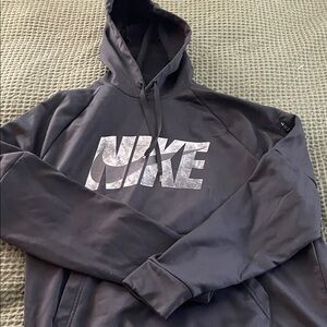 Nike Charcoal Hoodie with Logo